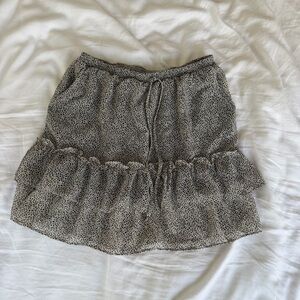 Sienna Sky Black and White Mini Skirt with the pockets
